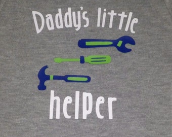 Download Daddy's Little Helper Bodysuit with Tools Hammer