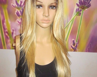Ombre dark roots To 613 blonde Lace Front wig heat resistant Wig 20'' layers
