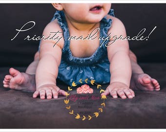 Priority Mail Upgrade- LilyandMaxCo