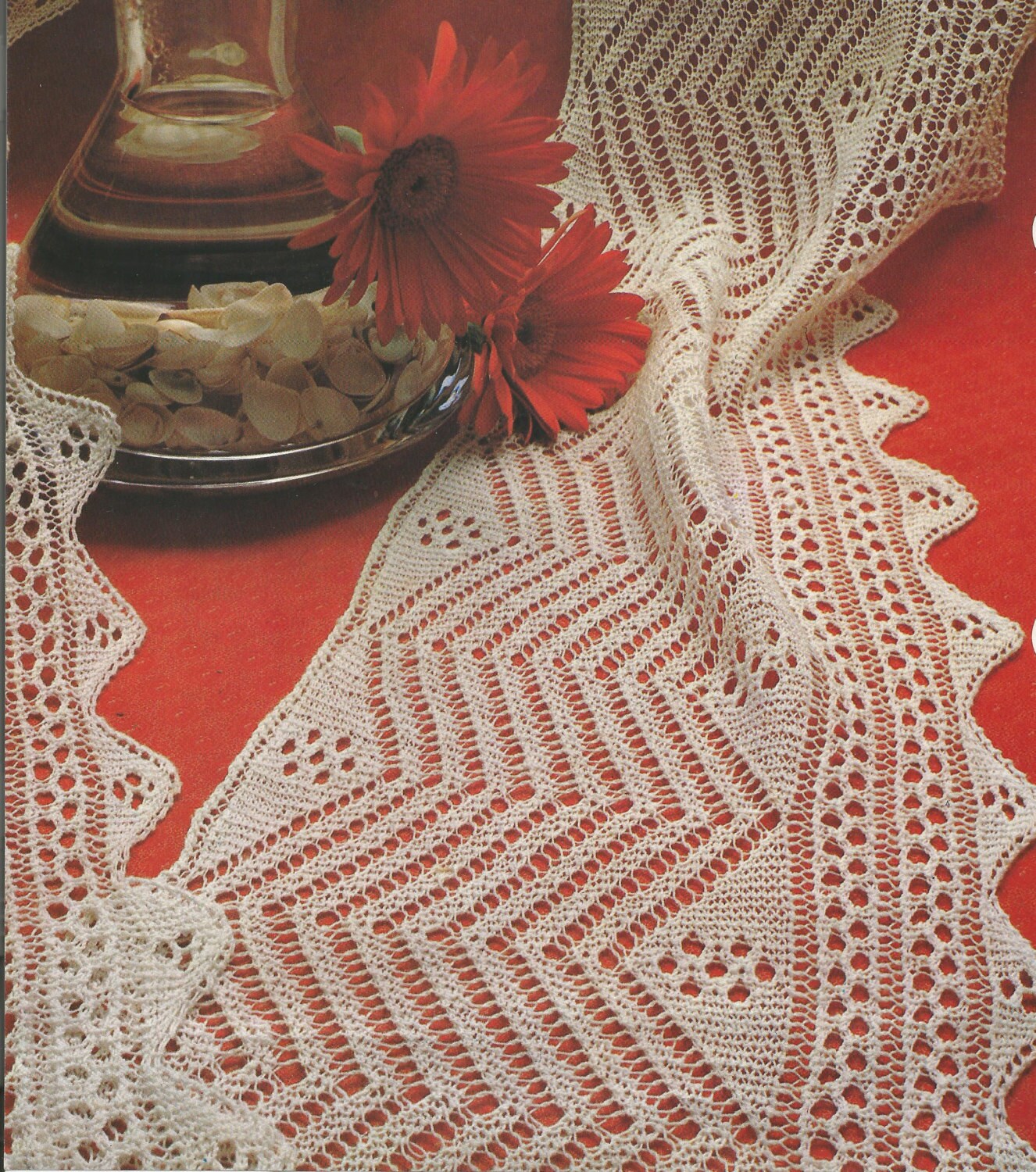 pdf pattern knitting lace in ITALIAN from HobbyLura on Etsy Studio