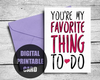 Anniversary Card | Naughty Card | Card For Girlfriend | Sexy Card | Card For Boyfriend | Love Card | Naughty Anniversary | Sexy Anniversary