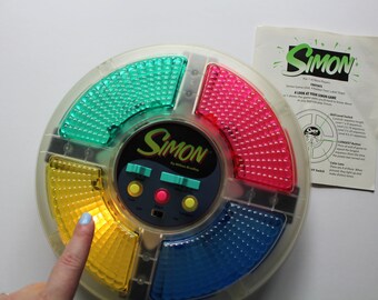 Vintage Large Simon Electronic Memory Game by Milton Bradley - Working Condition - 1994