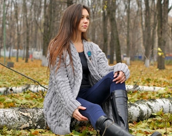 Knitted women cardigan, handmade work, very soft cardigan for women, very beautiful model for any woman
