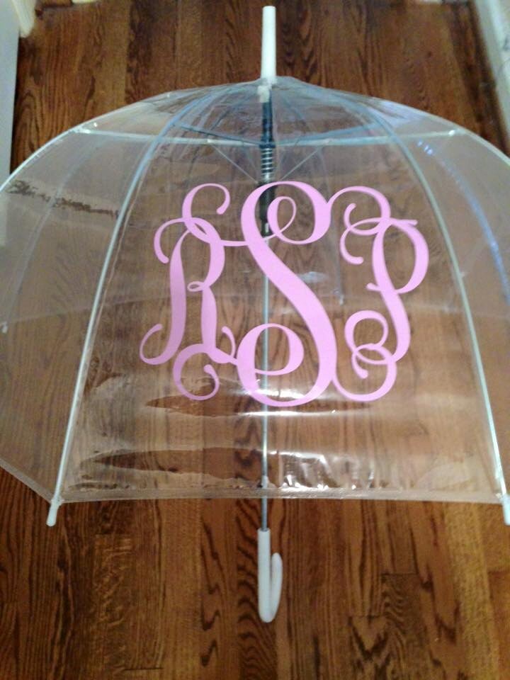 Monogrammed umbrellas Personalized umbrealla Monogrammed