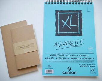 Watercolor insert for regular/personal/fieldnotes size traveler's notebook