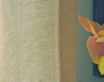 Linen & Cotton Blend Drape Panel