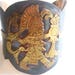 Cobre Brass Copper Cuff Bracelet Aztec Henchoen Mexico Signed 1970's Vintage