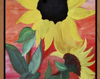 Giant sunflower Vertical 20 ounce loop,available in 4 sizes