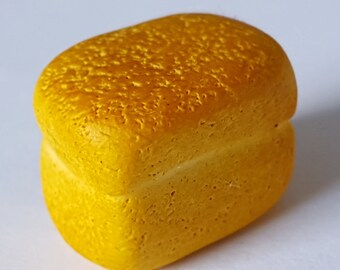 12th scale dolls house bread loaf,bakery, polymer clay, handmade.