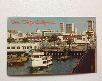 vintage San Diego, California postcards