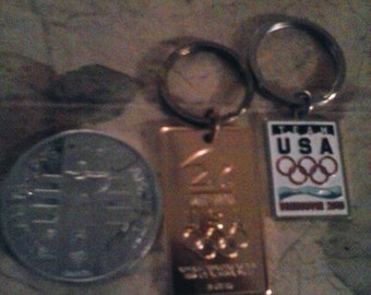 Olympics Memorabilia Keychains Coin