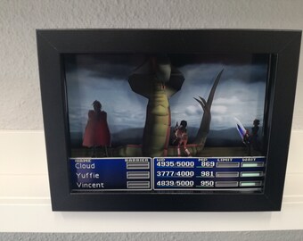 Final Fantasy VII - 3D Shadow Box - Diorama