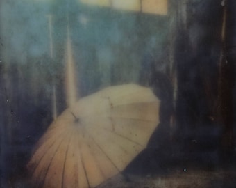 Encaustic Photography Art "Fly Away" 5x7 photo encaustic art - Abandoned places