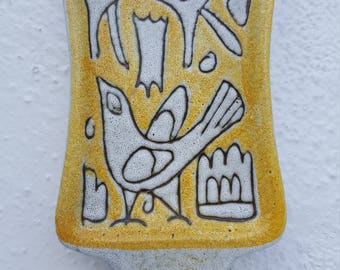Italian Ceramic Wall Hanging .