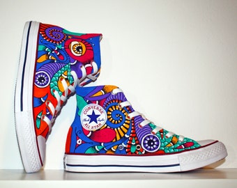 MONSTER EYES, Custom Sneakers, Handpainted Shoes, Customized Converse, Custom Converse, Sneakers, Painted Converse, Custom Kicks, Unique