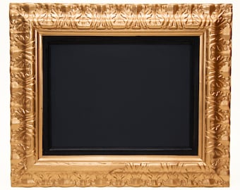 Vintage Framed Chalkboard in Metallic Copper, Silver and Gold / Large Ornate Detailed Frame