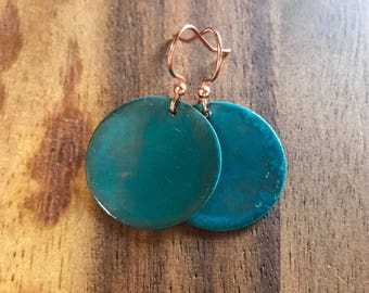 Deep Sea Blue Earrings