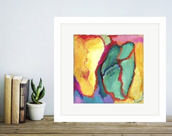 Giclee Print of original painting: Two Leaves