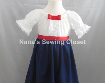 Mary Poppins Inspired Dress ONLY