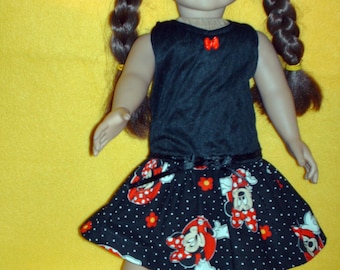 Minnie dress for American Girl doll