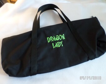 Zippered Mah Jongg Game Tote Bag - plain or embroidered with Mah Jongg tiles &/or name