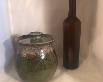 Handmade Ceramic Jar with Lid