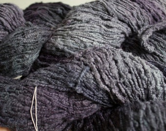 Whisper Hand-dyed Cotton Yarn, 225 yds - Storm Tonal