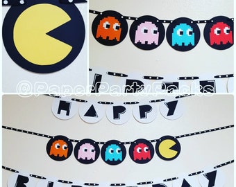 Arcade Game Birthday Banner