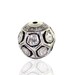 Victorian style Rose cut Pave diamond large polki diamond 16mm bead Ball jewelry making / jewelry finding/ bracelets and necklace - PJBE2052