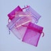 Organza Bags 3x4 inch 60 multi color pinks