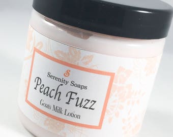 Lotion, Body Lotion, Hand Lotion, Goat Milk Lotion, Body Butter, Moisturizer, Peach