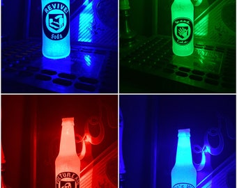 PICK Call Of Duty Black Ops Juggernog Soda 12 oz Zombie Perk Bottle Light LED Bar Man Cave