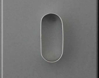 3" Oval Pill Tablet Metal Cookie Cutter #NA9177