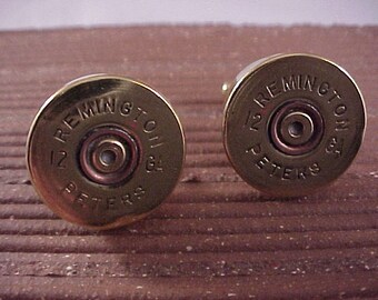 Shotgun Cufflinks / Remington 12 Gauge Shotgun Cuff Links / Wedding Cufflinks / Groomsmen Gift / Fathers Day Gift / Gifts For Men