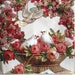 decoupage paper napkins bouquet of rose flowers and doves Napkin for decoupage art Red Rose Floral Love napkins Heart of roses