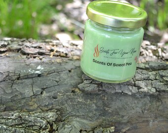 4 oz Sweet Pea Scented Candle