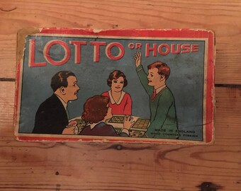 Vintage Spears Lotto Bingo Game