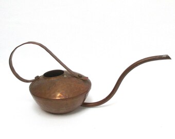 Midcentury Modern Kupfer Gießkanne gehämmert Kupfer Messing Home Decor Pflanzer Foto Requisiten Geschenke dänischen moderne Indoor-Garten Metall