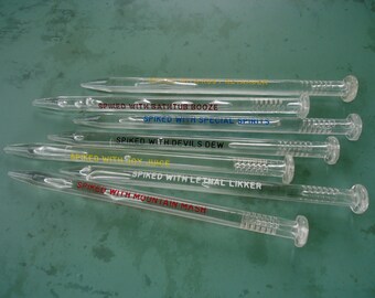 Lucite Nail Swizzle Sticks