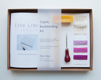 Coptic Binding Kit - Bubblegum