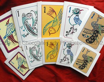 Mah Jongg Bird/One Bamboo Mini Note/Gift Cards