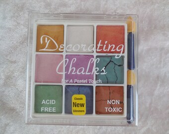 Chalks for Decorating, Pastel Decorating Chalks, Craf-T Chalk, Glimmer Chalk