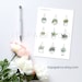 Hanging Baskets - Bullet Journal and Planner Stickers - 9 stickers