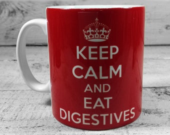 Keep Calm and Eat Digestives 11 oz Gift Mug Cup Present