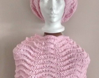All Hat style "slouchy" and shoulder warmer