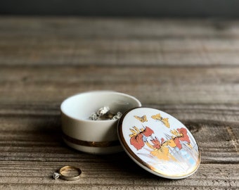 Ring Box / Ring Dish / Jewelry Box / Japanese Trinket Box