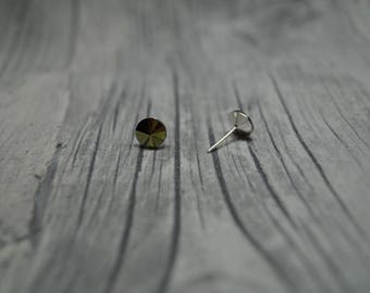 Earrings with SWAROVSKI element gloss