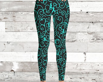 YOUR COLOR/Whimsical Ribbons Leggings