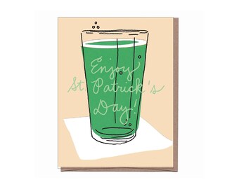 Green Beer St. Patrick's Day Card