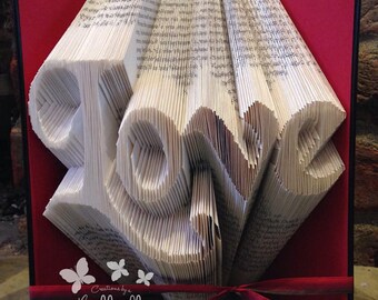 Book Folding Pattern 'Love' (304 Folds) PDF & Tutorial - Immediate Download